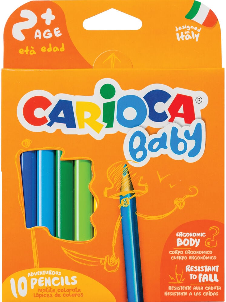 Carioca CARIOCA - Fingerfarbe Baby 6x 80 ml, Meh…